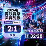 电竞赛事现场比赛战报画面图片